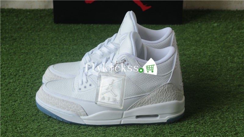 Authentic Air Jordan 3 Pure White